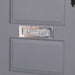 Maison Reproductions, Aluminium Polished Door Letter Plate 12″, Sold by Cheshire Furniture Outlet