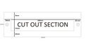 Maison Reproductions, Aluminium Polished Door Letter Plate 12″, Sold by Cheshire Furniture Outlet