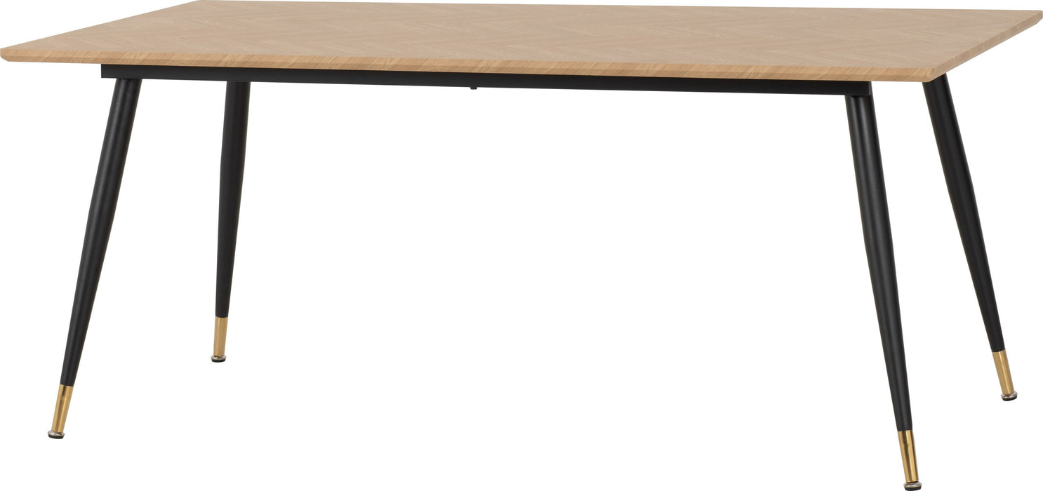 hamilton large dining table medium oak