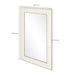 Hampton Mirror | Small Rectangular | Ivory Shagreen-Cheshire Furniture Outlet