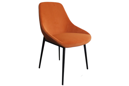 Set of 2 Lucia Dining Chairs - Sunburst Orange-Cheshire Furniture Outlet