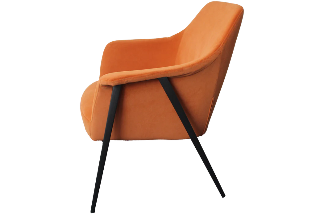 Tennyson Armchair - Sunburst Orange-Cheshire Furniture Outlet