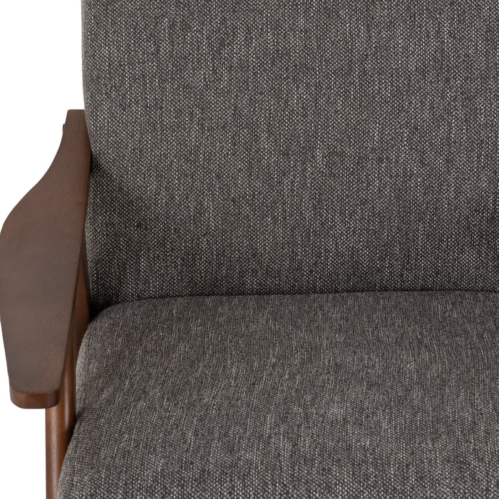 Kendra Rocking Chair, Soft Grey Fabric