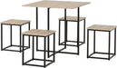 sonoma oak stowaway dining set 