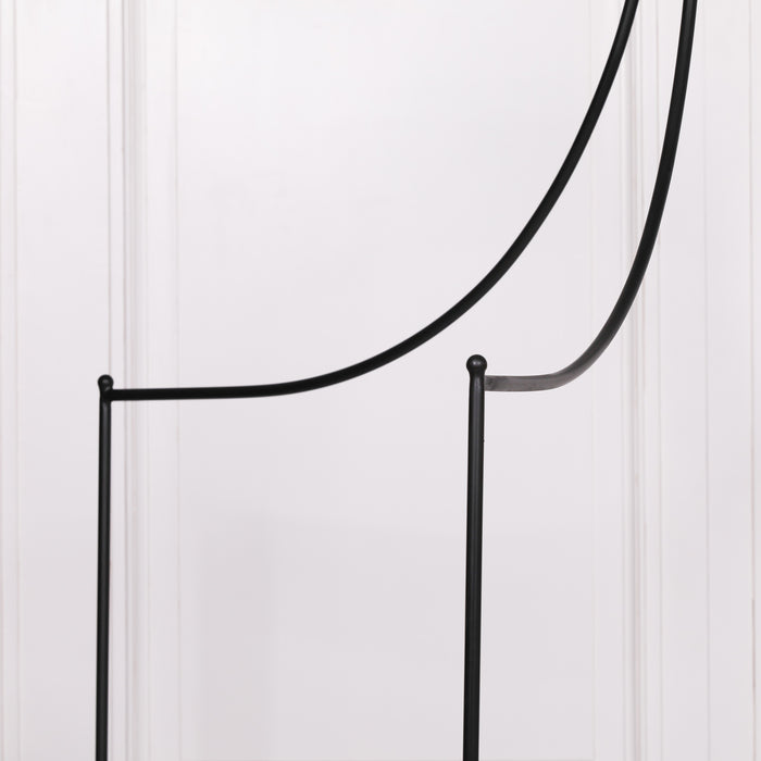 Black Iron 5ft King Size 4 Poster Bed
