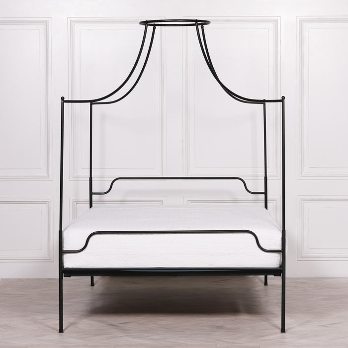 Black Iron 5ft King Size 4 Poster Bed