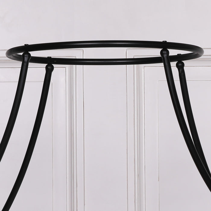 Black Iron 5ft King Size 4 Poster Bed