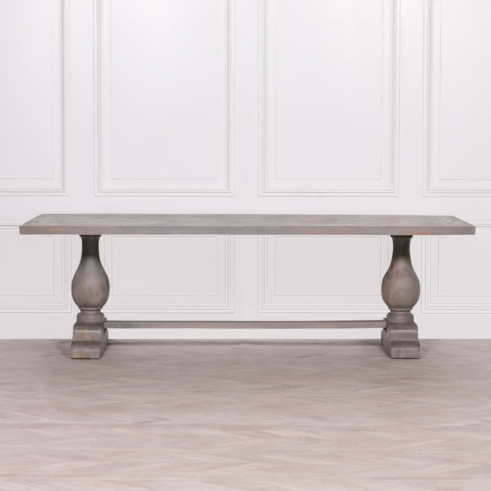 Wooden Rustic Rectangular Dining Table 260cm