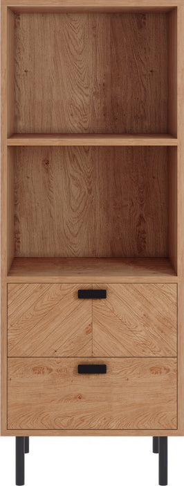 Leon 2 Drawer 2 Shelf Cabinet