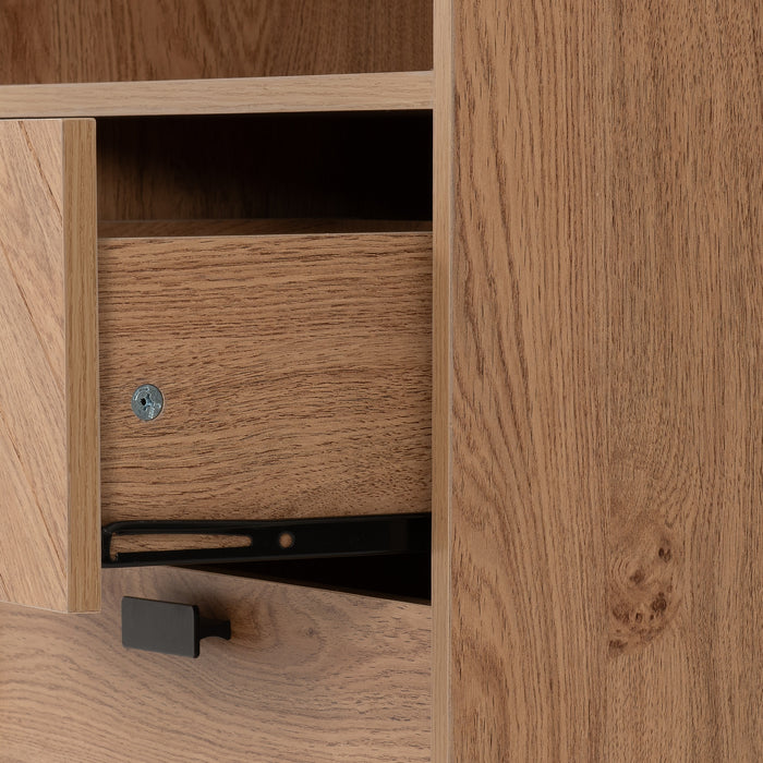 Leon 2 Drawer 2 Shelf Cabinet
