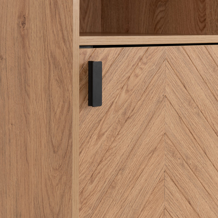 Leon 2 Drawer 2 Shelf Cabinet