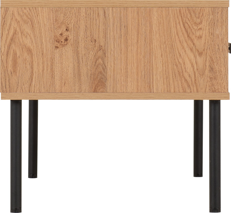 Leon 2 Drawer Coffee Table, Wood