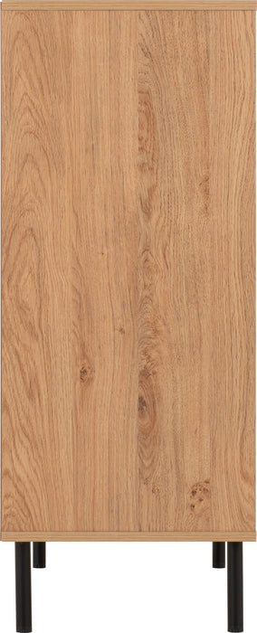 Leon 3 + 2 Drawer Chest - Medium Oak