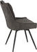 Lewis Carver Swivel Chair grey fabric