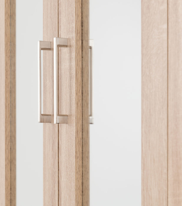 Lisbon 4 Door Wardrobe - Light Oak Effect