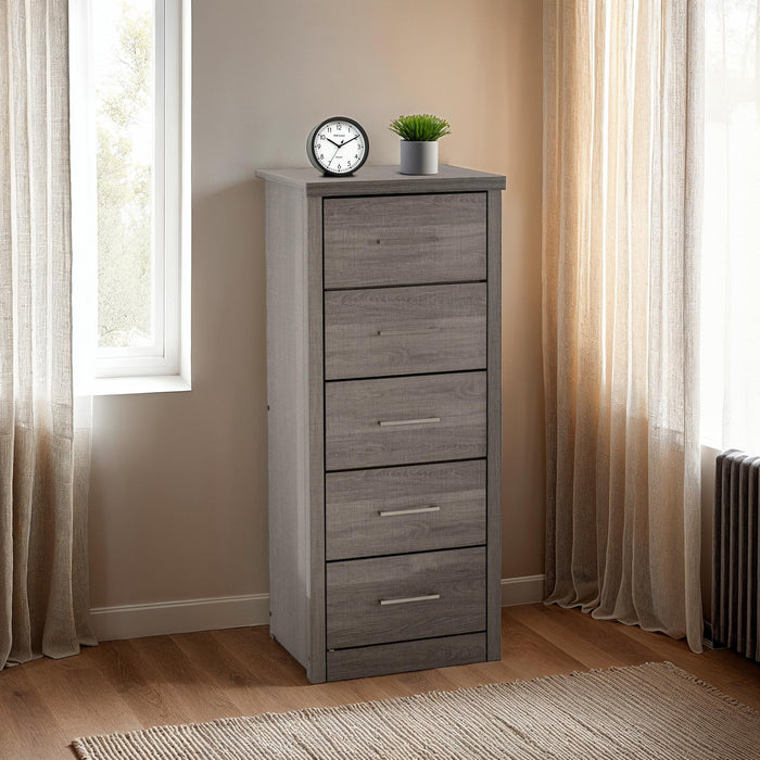 Lisbon 5 Drawer Narrow Chest