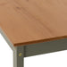 greenoak dining table close up