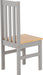 grey oak dining chair