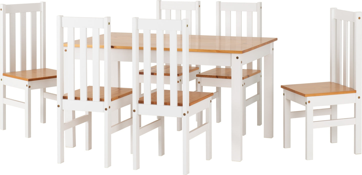 white oak dining set