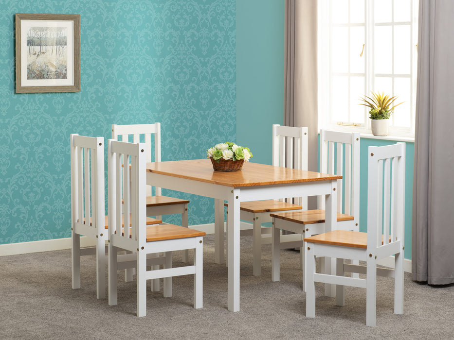 white oak dining set