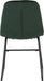 emerald green velvet dining chair cushioned 