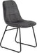 lukas dining chair grey velvet