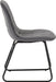 grey velvet dining chair
