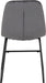 grey velvet dining chair