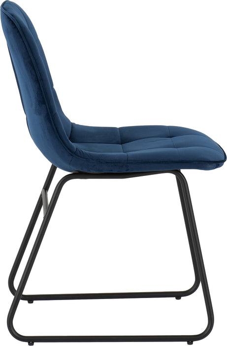 lukas dining chair sapphire blue