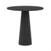 Leckford Ribbed Occasional Table | Black Oak-Cheshire Furniture Outlet