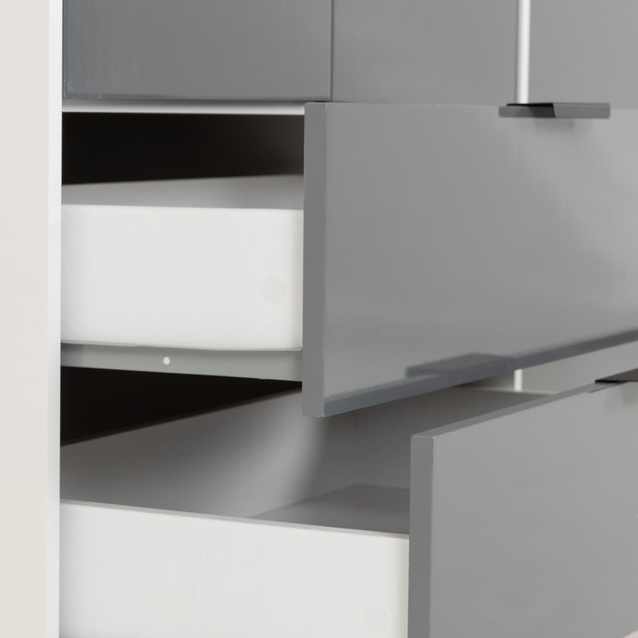 Madrid 3 Door 2 Drawer Mirrored Wardrobe