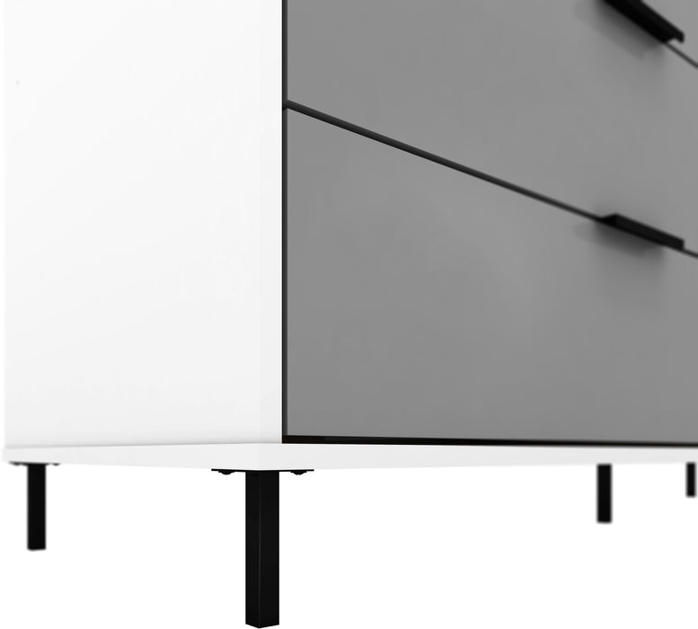 Madrid 4 Door 2 Drawer Mirrored Wardrobe