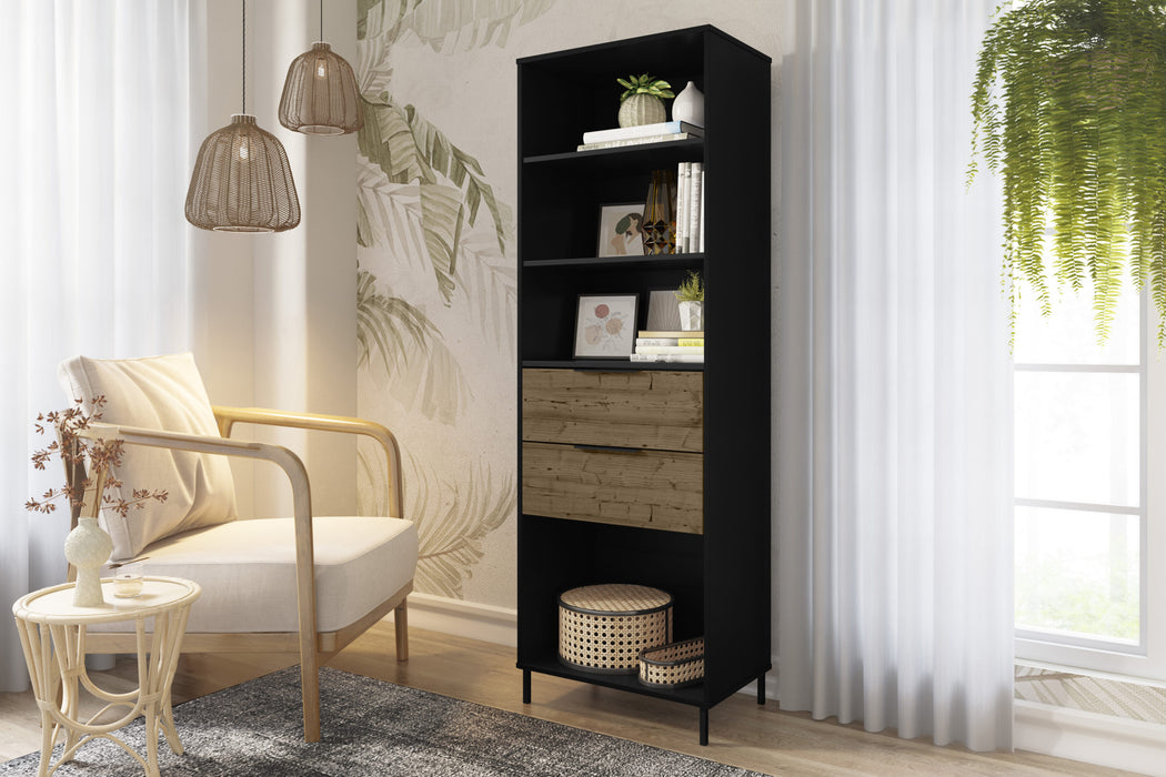 Madrid Wooden Bookcase, Black