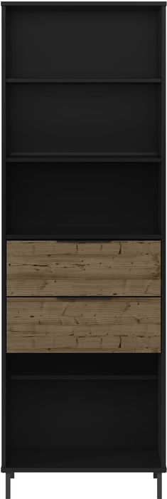 Madrid Wooden Bookcase, Black