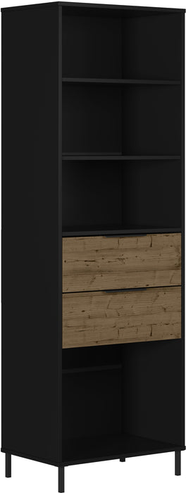 Madrid Wooden Bookcase, Black