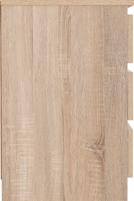 Pair of Malvern 3 Drawer Bedside Tables – Sonoma Oak