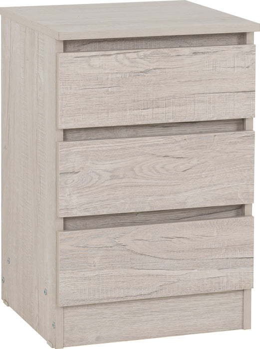 Malvern 2 Door Wardrobe Bedroom Set - Urban Snow
