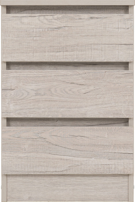 Malvern 3 Drawer Bedside Table – Urban Snow