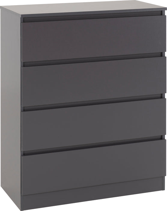 Malvern 4 Drawer Chest – Grey