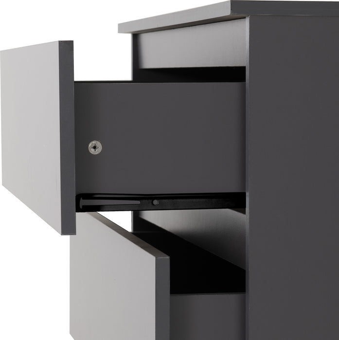 Malvern 4 Drawer Chest – Grey