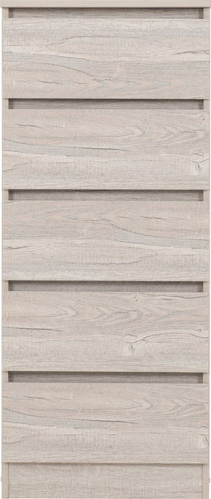 Malvern 5 Drawer Narrow Chest - Urban Snow