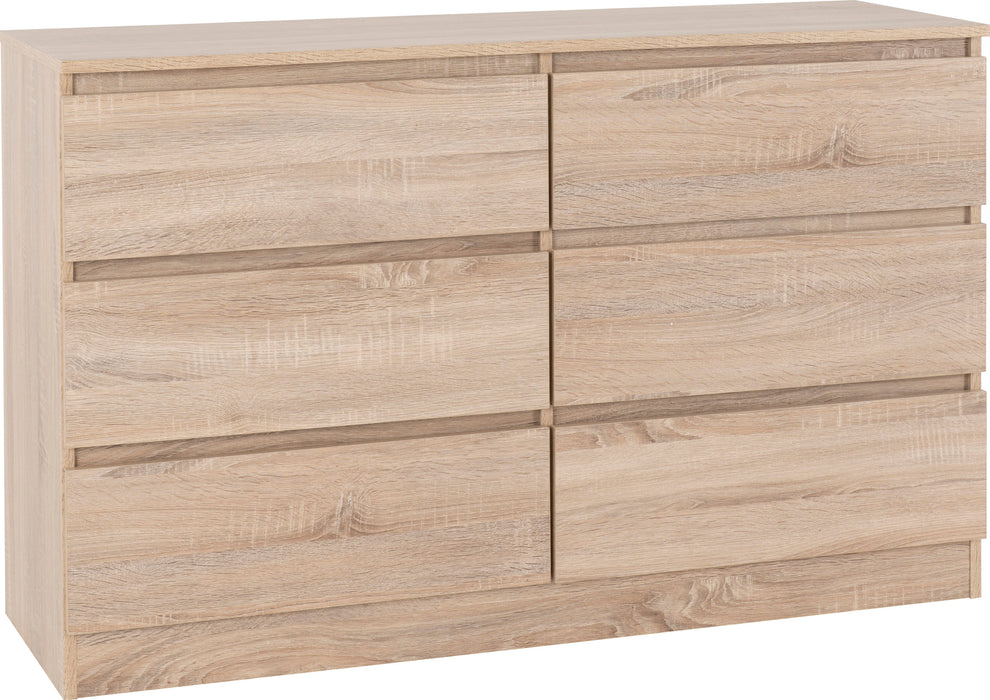 Malvern 6 Drawer Chest – Sonoma Oak Effect
