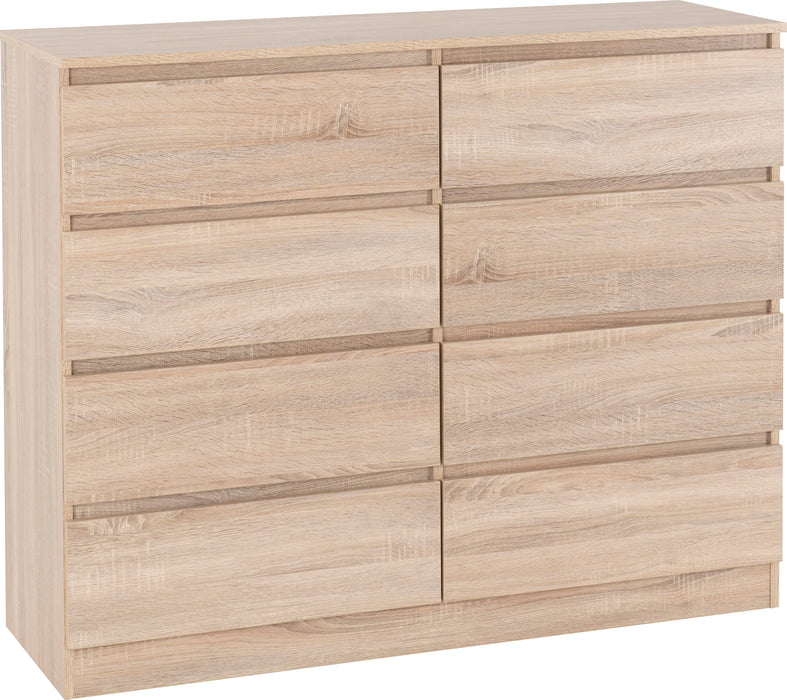 Malvern 8 Drawer Chest – Sonoma Oak Effect