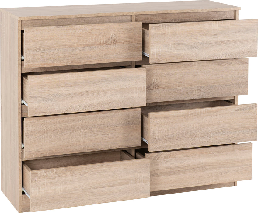 Malvern 8 Drawer Chest – Sonoma Oak Effect