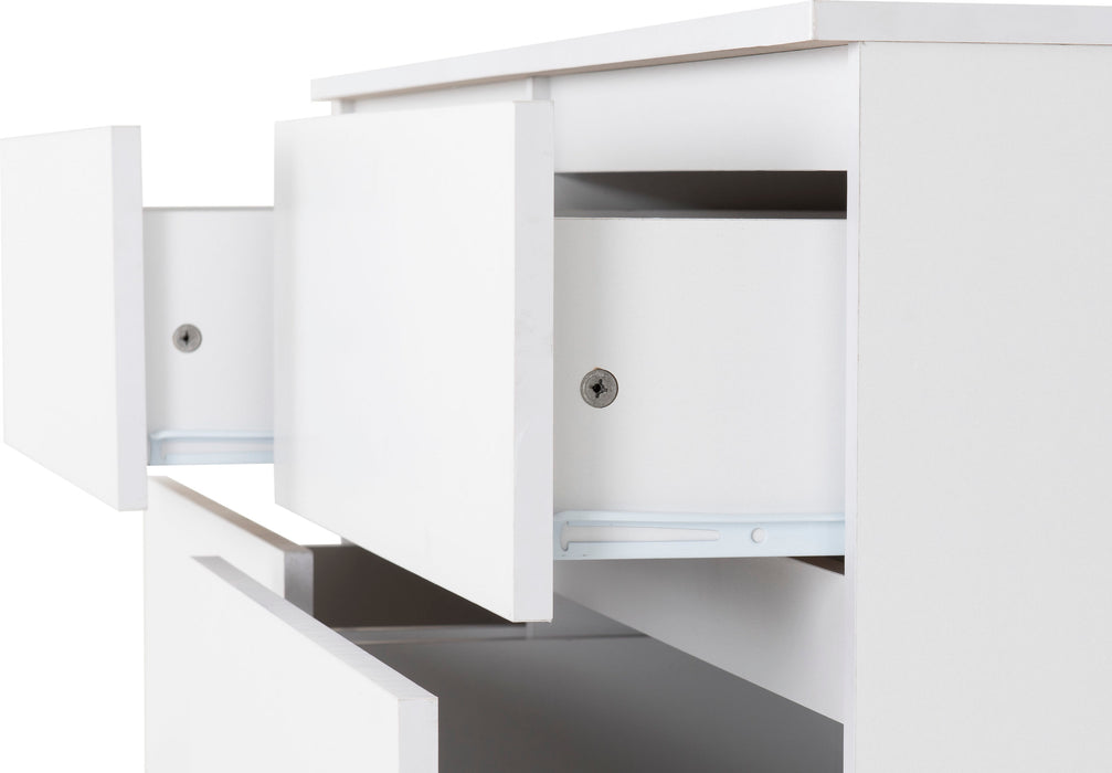 Malvern 8 Drawer Chest – White