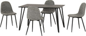 marlow athens black marble dining set