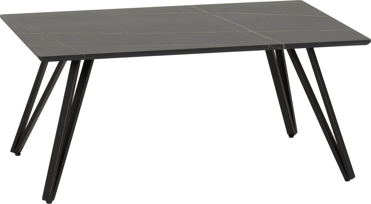 Marlow Marble Top Coffee Table, Black
