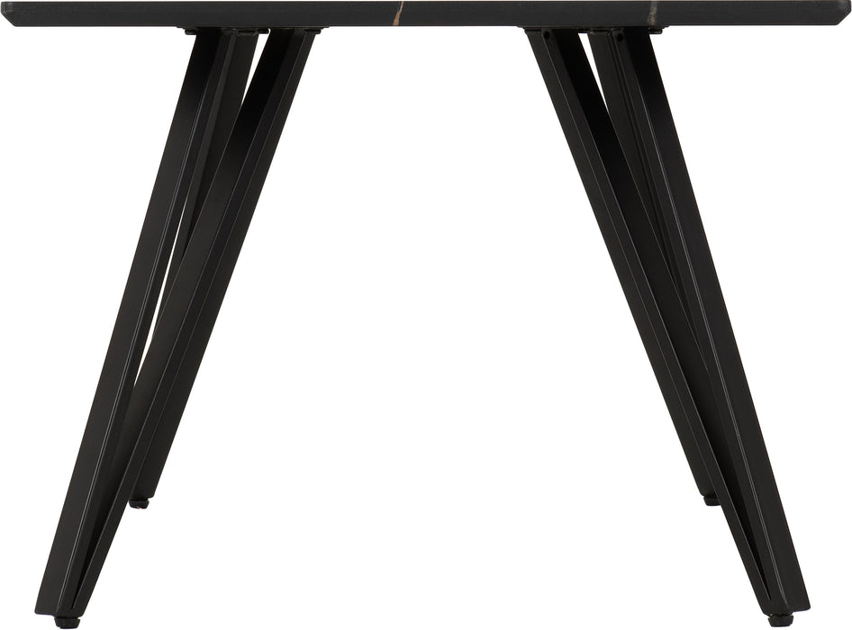Marlow Marble Top Coffee Table, Black