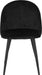 marlow dining chair black velvet