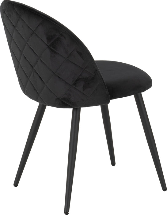 black velvet dining chair 